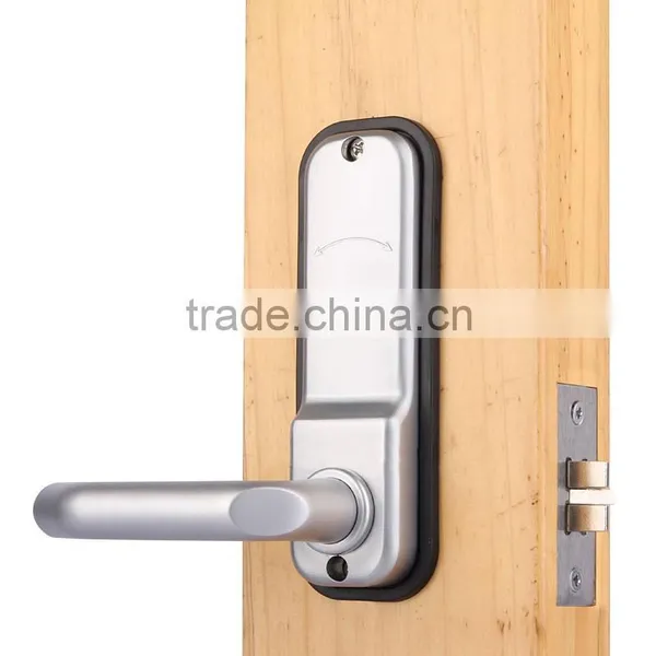 OSPON Push Button Mechanical Latch Lock Stain Nickel OS2209A photo-2