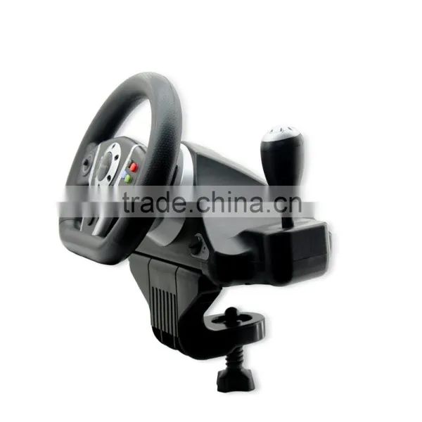 Factory Directly Video Games Accessories for Xbox One / PS3 / PS2 / PC Computer Racing Game USB Steering Wheel Quality Choice photo-4