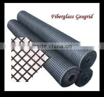 High Way Base Material Fiberglass Geogrid