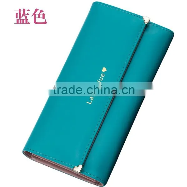 8 Colors Hot Sell Three Fold Ladies Wallet Ladies Pars Hand Set Bag photo-4