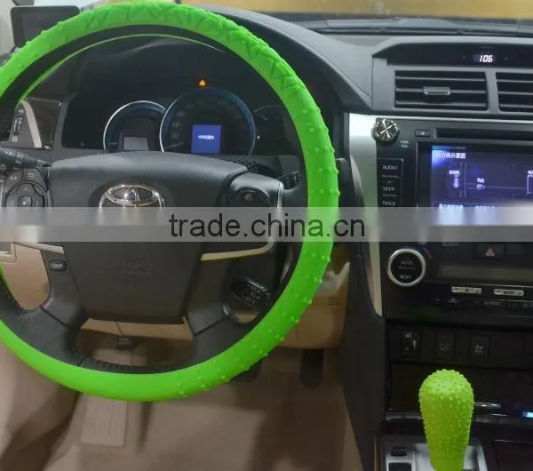 Colorful Auto Car Non-slip Silicone Interior Steering Wheel Cover photo-4