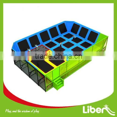 China Professional Manufacturer Trampoline With Foam Pit and Dodge Ball, Gymnastic Trampoline Cloth for Sal (5.LE.T8.409.132.00) photo-2