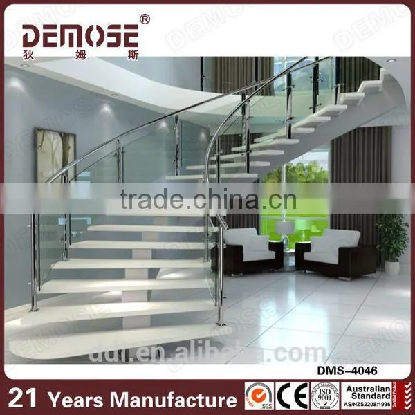 Monumental Staircase Stainless Steel Staircase Stair Modular Kit