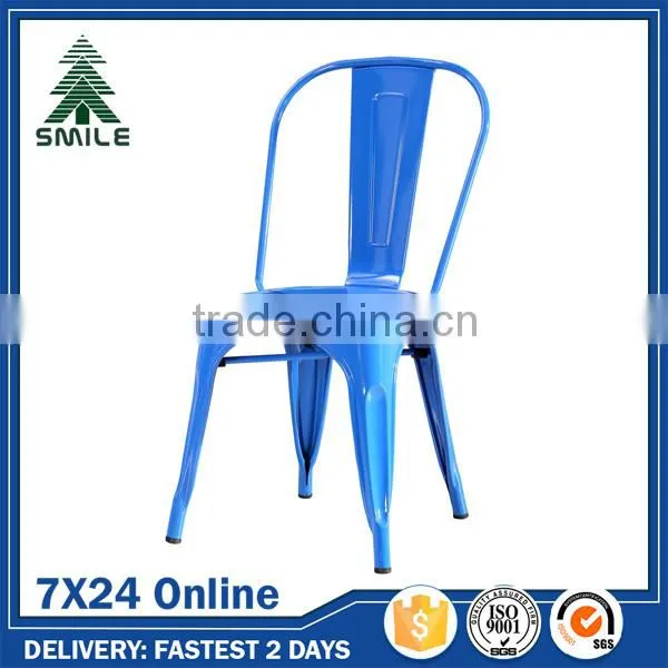 Cheap Metal Chairs Stackable Bar Bistro Steel Chairs For Sale photo-2