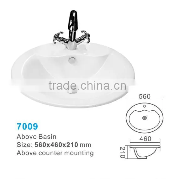 China Ceramic Bathroom Counter Wash Basin,bathroom Sink photo-2