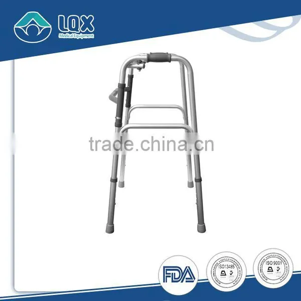 Buy Rehabilitation Aluminum Discount Patient One-button Folding Patient Walker photo-3