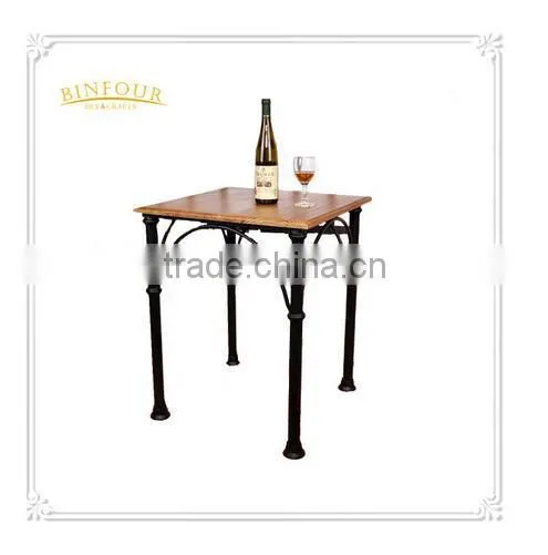 Round Type Garden Stool Antique Metal Garden Table and Chairs photo-3