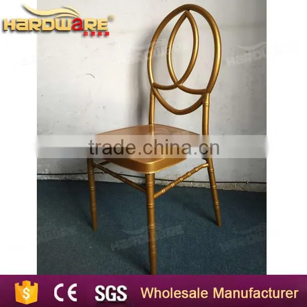 Custom Made High Quality Metal Banquet Aluminum Phoenix Chairs Gold Phoenix Chairs photo-3