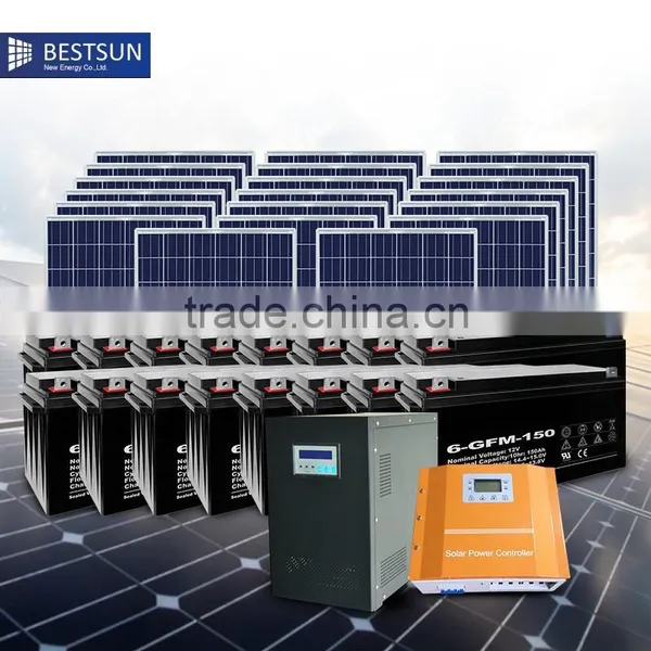 China Supplier 5000w Solar Electric Systems for Homes With Phone Charge photo-2