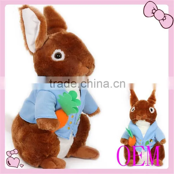 Fashion Top Quality New Design Stuffed Rabbit Toy With Carrot photo-3