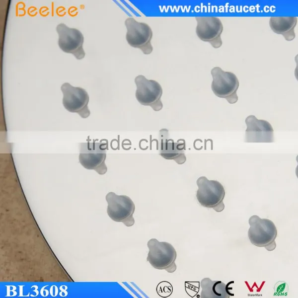202mm Round Brass High Pressure Spray Water Saving Overhead Shower photo-2