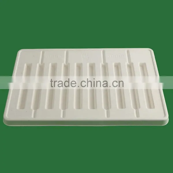 New Hot Sales SGS Sustainable Paper Pulp Packaging,unbleached Insert Pulp Moulding Packaging photo-4
