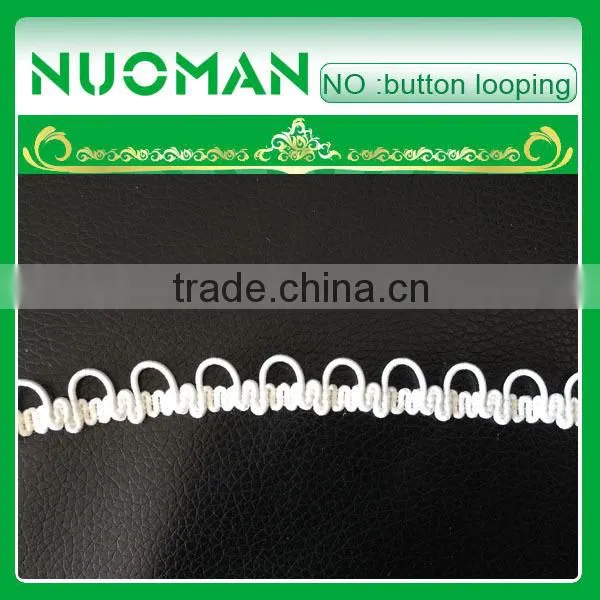 Ivory Color Elastic Button Loop for Evening Dress photo-4