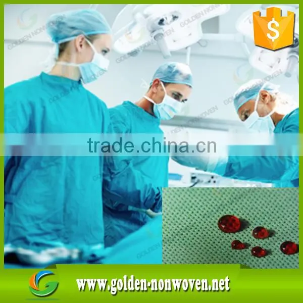 Spunbond Non-wovens Face Mask Raw Material/sms Nonwoven Fabric for Surgical Gown/45gsm Waterproof Smms Non Woven Fabric Rolls photo-5
