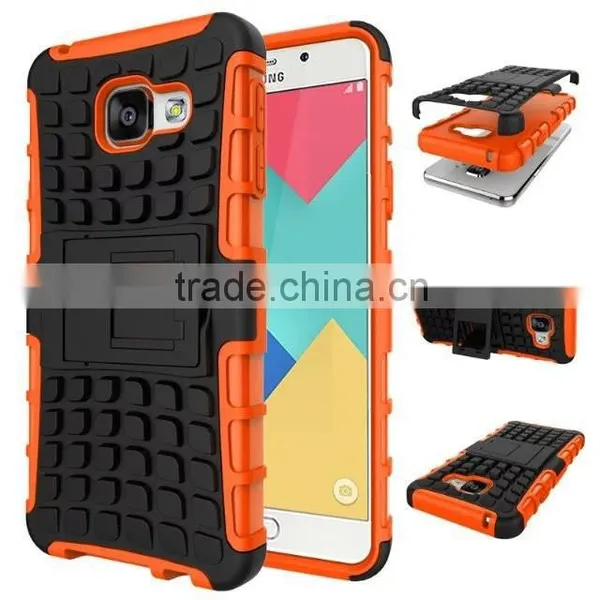 Mobile Phone Back Cover Smart Hybrid Rugged Heavy Duty Armor Kickstand Case For Sumsung A310 photo-3