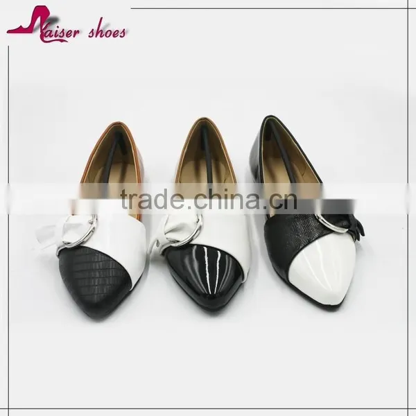 SSK16-590 New Fashion Slip-on Women Flat Shoes Point Toe Shoes for Ladies Casual Shoes Supplier's Choice