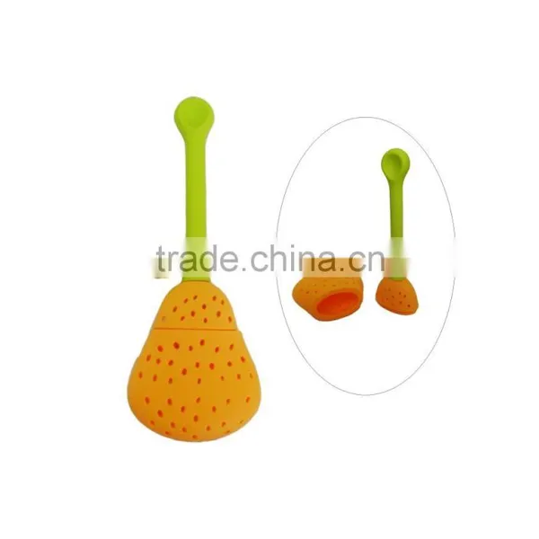 Pear Shape Silicone Tea BagTea Mesh StrainerTea Infuser photo-3