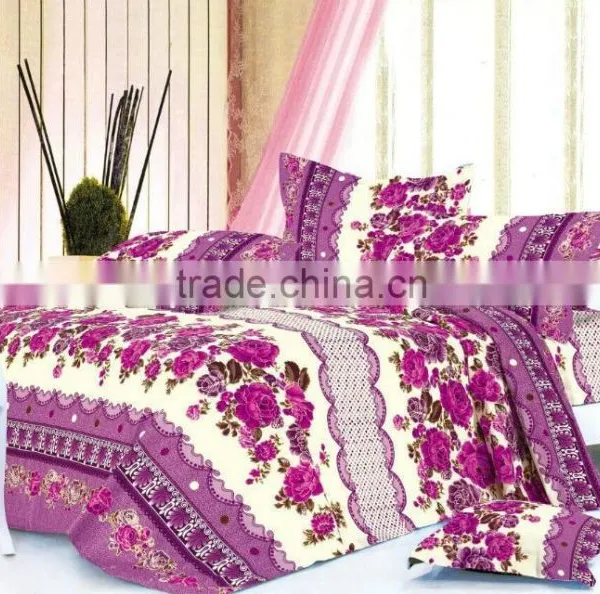 240cm Cotton Bed Sheet Fabric in Reactive Print