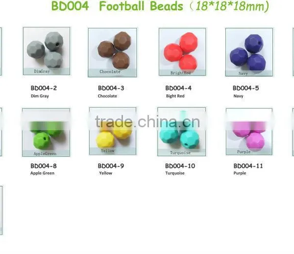 2015 Silicone Baby Jewelry, Chew Bead Silica Gel photo-3