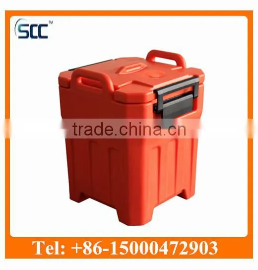 Insulated Soup Bucket With Wheels, Food Grade LLDPE Plastic Soup Container photo-2