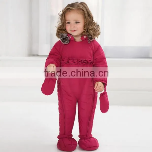 DB276 Dave Bella Baby Clothing China Wholesale Baby Long Sleeve Bodysuit for Winter Newness Inftant Clothing Pajama Rompers