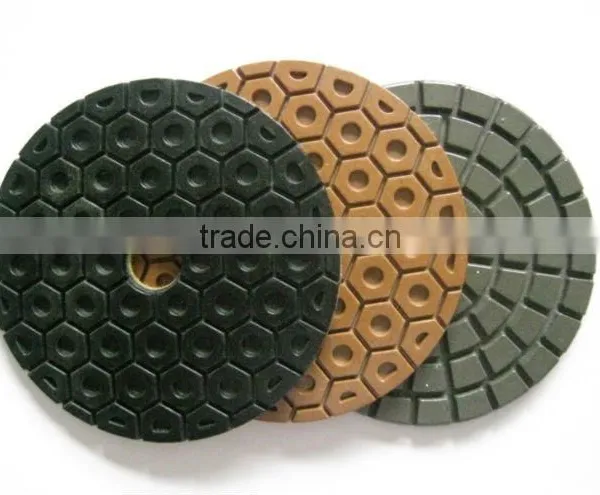 Diamond abrasive pad