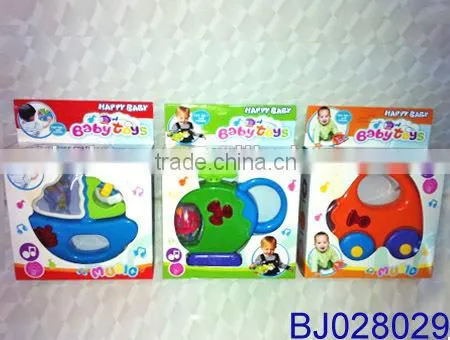 Happy Baby Toy Musical Plastic Cartoon Toy Flashing Vintage Train Toy photo-5