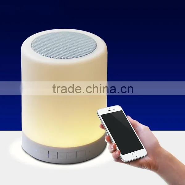 Rechargeable Touch Sensor LED Color Changing Table Lamp With Blue Tooth2272 photo-4