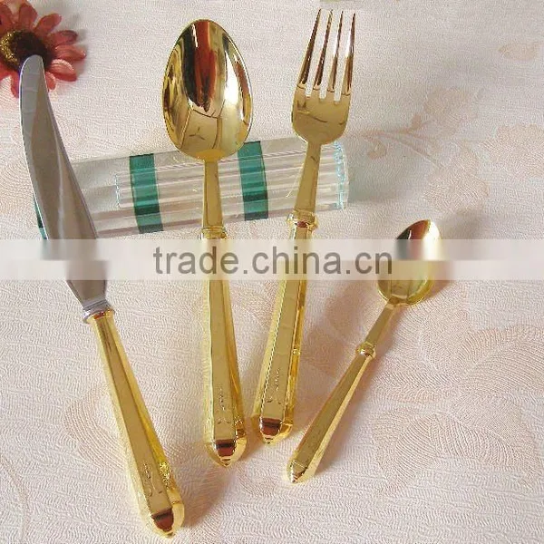 Gold Cutlery Set