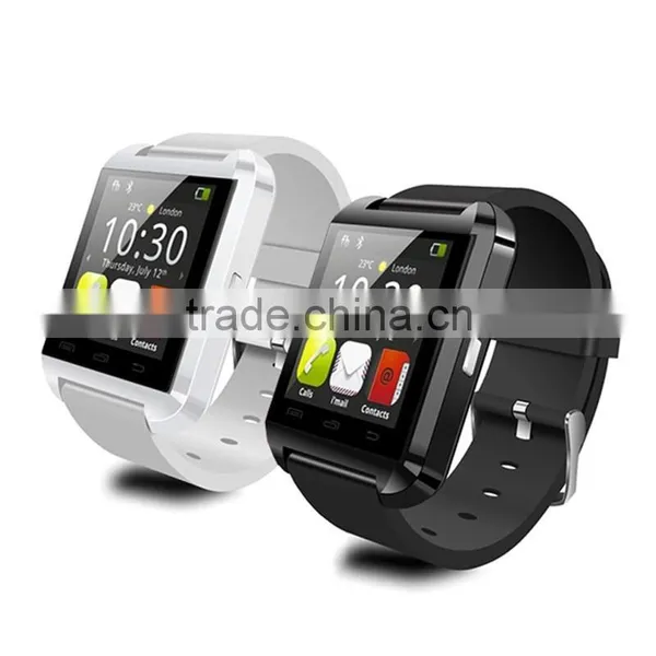 Wrist Watch for Samsung S4/Note 2/Note 3 HTC LG Huawei Xiaomi Android Phone Smartphones U8 Bluetooth Smart Watch photo-2