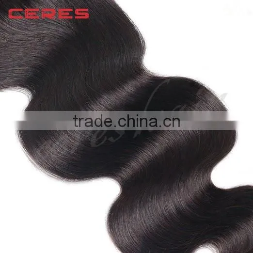 Human Hair Weave Lace Closure Peruvian Silk Body Wave Closure Middle Part Closure photo-4