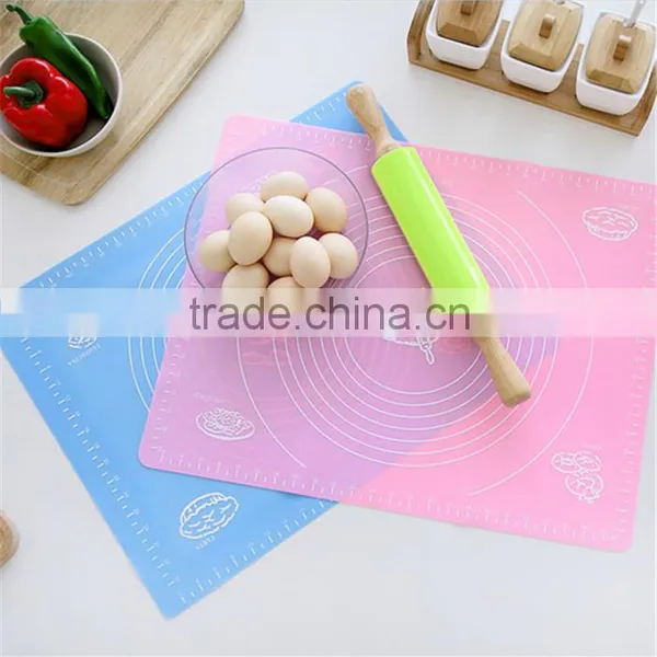 Large Massive Pastry Fondant Silicone Work Rolling Baking Mat with Measurements silicon baking mat
