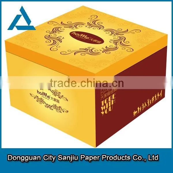 custom cake paper box paper cake case kraft paper cake box