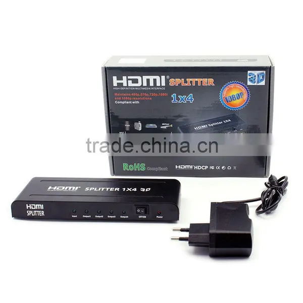 High Quality Full HD 1080P Hdmi Splitter 1 in 4 Out photo-2