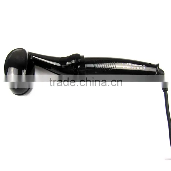 2 in 1 PTC Heating Rotating Head 3D Metal Teeth Hair Straightener and Curler Set photo-5