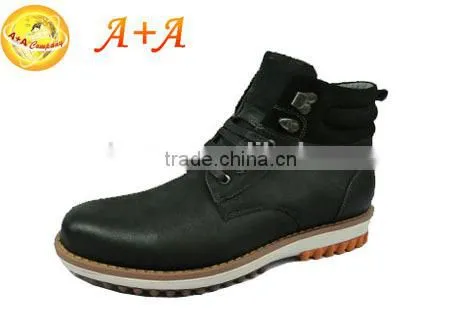 Waterproof Anti-abrasion OEM/ODM Mens Boots Nubuck Leather