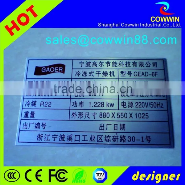 Good Quality Wholesale Custom Logo Gunmetal Plate for Cheap