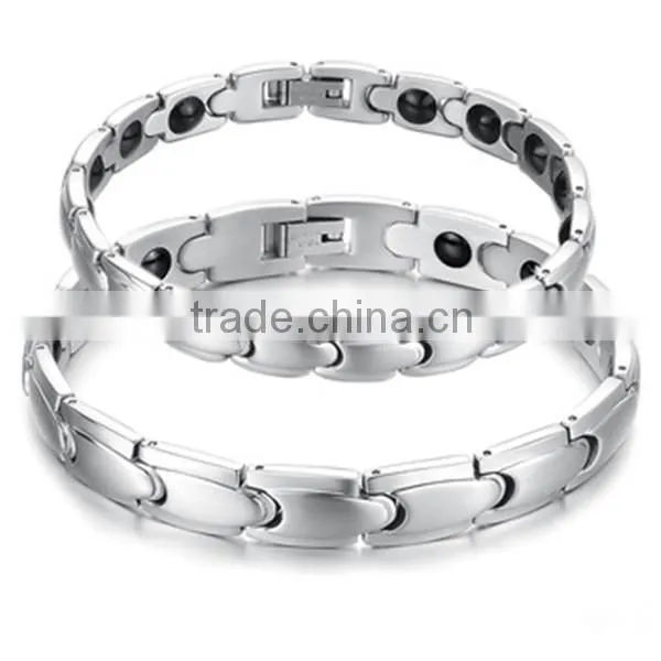 Health Care Germanium Titanium Bracelet Couple Energy Titanium Magnetic Bracelet