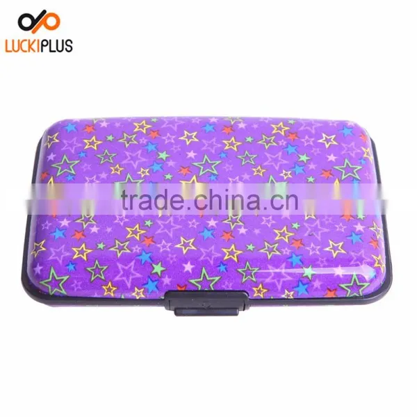 Luckiplus Inventory S Pattern Aluminum Wallets Identity Theft Blocker photo-2