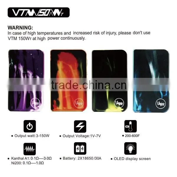 Colorful VTM 150 Watt Box Mod Vape Connexx Temperature Control Box Mod photo-4
