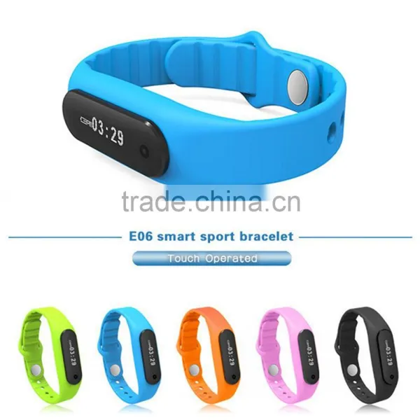 Smart Wristband Band E06 Touch Screen Band Bracelet For Android 4.3 IOS 7.0 Waterproof IP67 Tracker Fitness Wristbands photo-3