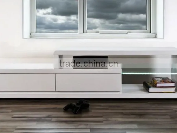 TV-2327 High Gloss Living Room TV Cabinet Designs photo-2
