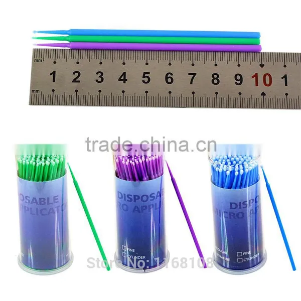 100Pcs New Fashion Disposable Makeup Brush Eyelash Extension Micro Individual Applicators Mascara Brush Make Up Tool photo-3