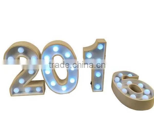 Popular Decorations Figure Lights Figure Shape Light Marquee Number Light for Room Decoration photo-3