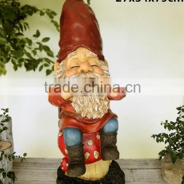 Garden Decor Gnome Statue In the Fishing for Sale photo-6