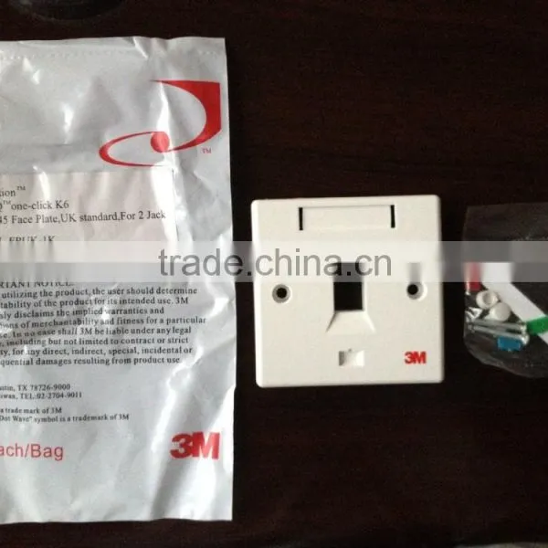 Latest Network Cat6 One Port, Dual Port Face Plate/RJ45 Faceplate photo-6