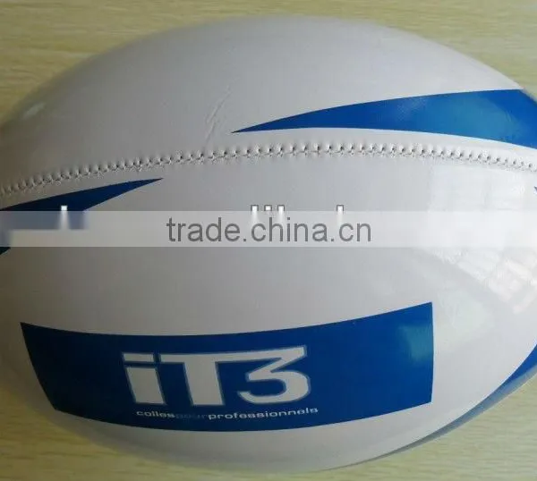 Top Quality Promotional PVC Machine Stitched Size 5 Rugby Ball photo-3