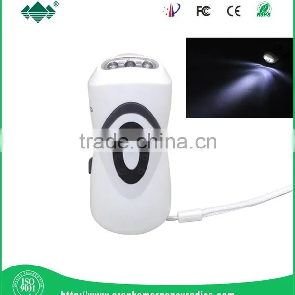 Mini Multifunction Hand Crank Dynamo Radio Led Flashlight photo-2