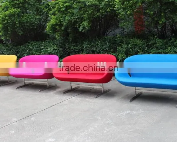 Mid Century Modern Arne Jacobsen Style Swan Twin Chair Swan Sofa photo-6