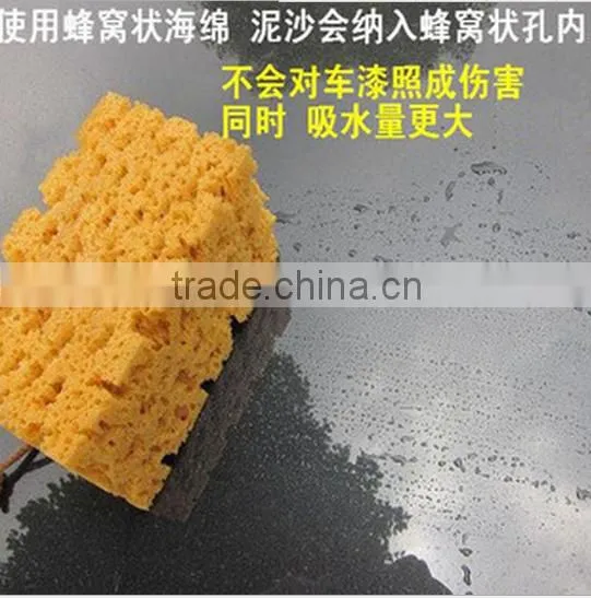 New Design Car Cleaning Sponge Microfiber Car Wash Sponge Washing Sponge/car Sponge With Handle photo-3